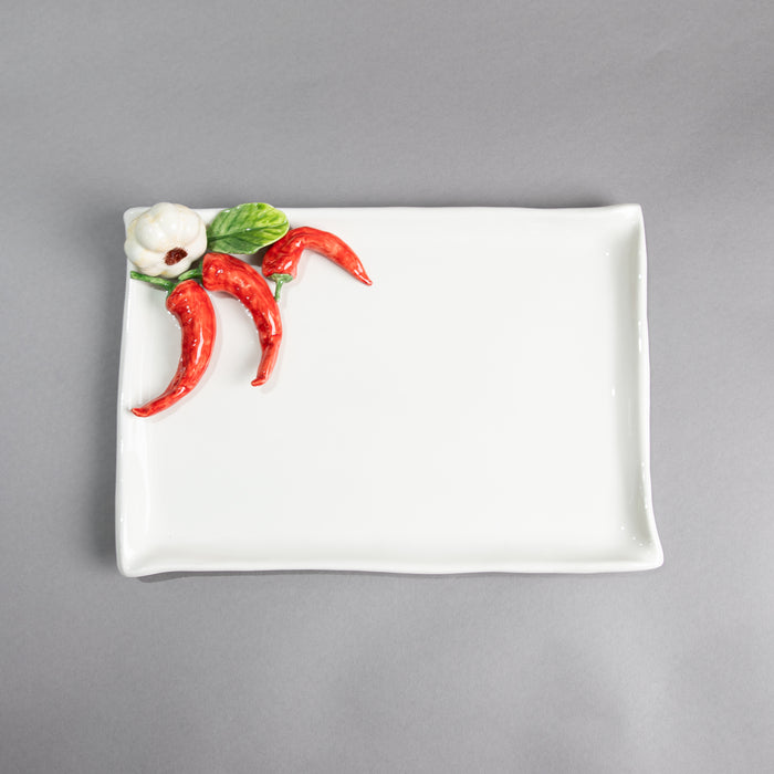 PEPERONCINI RECT TRAY 35CMX24CM BIG (202029233)