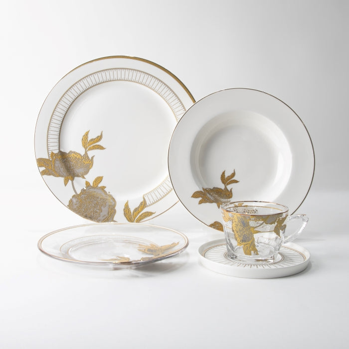 TWINS-20PCS DINNER SET PEONY GOLD (202029262)