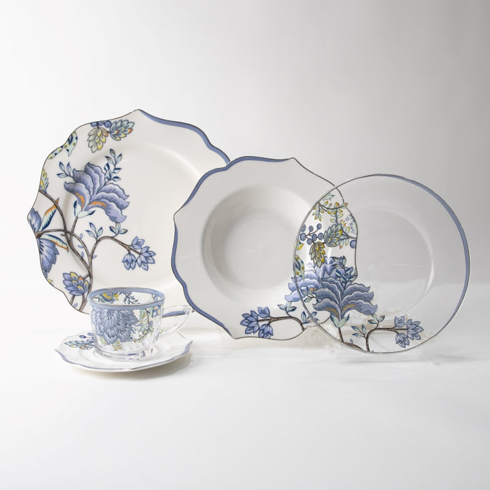 TWINS-20PCS DINNER SET FLORAL BLUE (202029265)