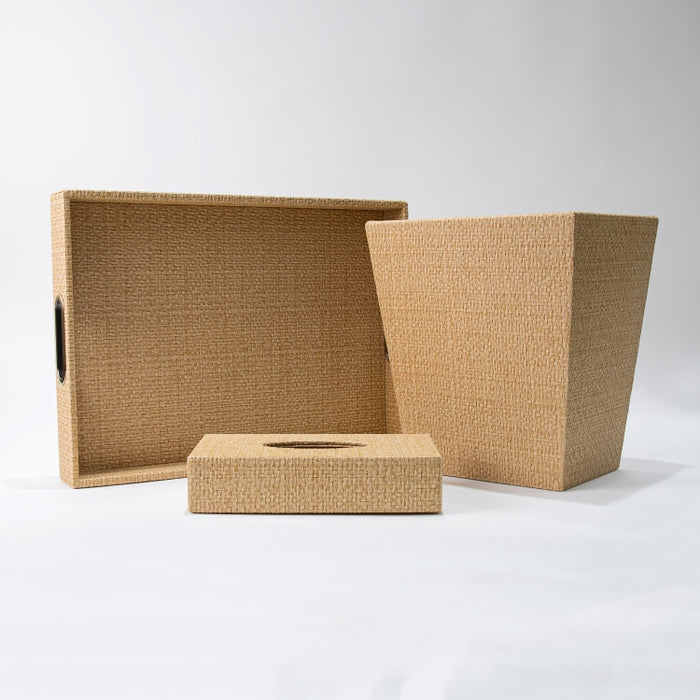 RECT.TISSUE BOX RAFYA YELLOW (202042172)