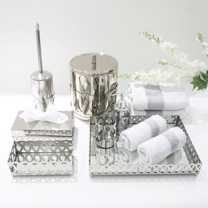 DAZHANG-7PCS BATHROOM SET SLVR (264846619)