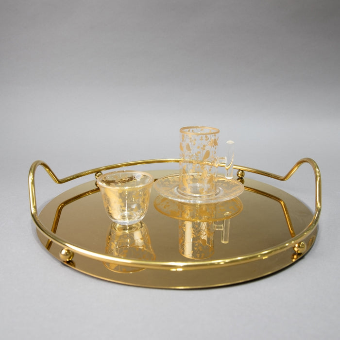 NABEISI-SET/6PCS TEACUP&SAUCER GOLD (202016520)