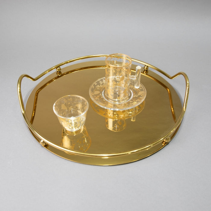 NABEISI-SET/6PCS TEACUP&SAUCER GOLD (202016520)