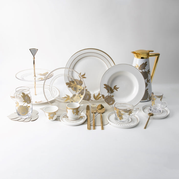 TWINS-20PCS DINNER SET PEONY GOLD (202029262)