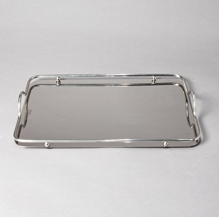 STEEL TRAY 42CMX27CM SILVER LARGE (202016355)