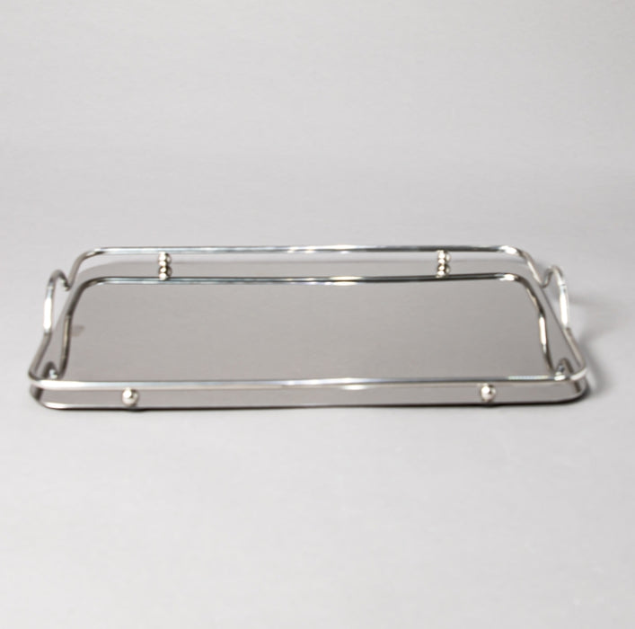 STEEL TRAY 42CMX27CM SILVER LARGE (202016355)