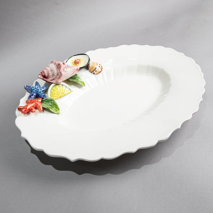 SEAFRUIT OVAL DISH BOTTOM 45CMX30CM (202029191)