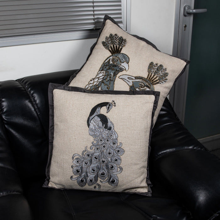 CUSHION P/COCK HEADS NT/GR 45X45 (327131012)