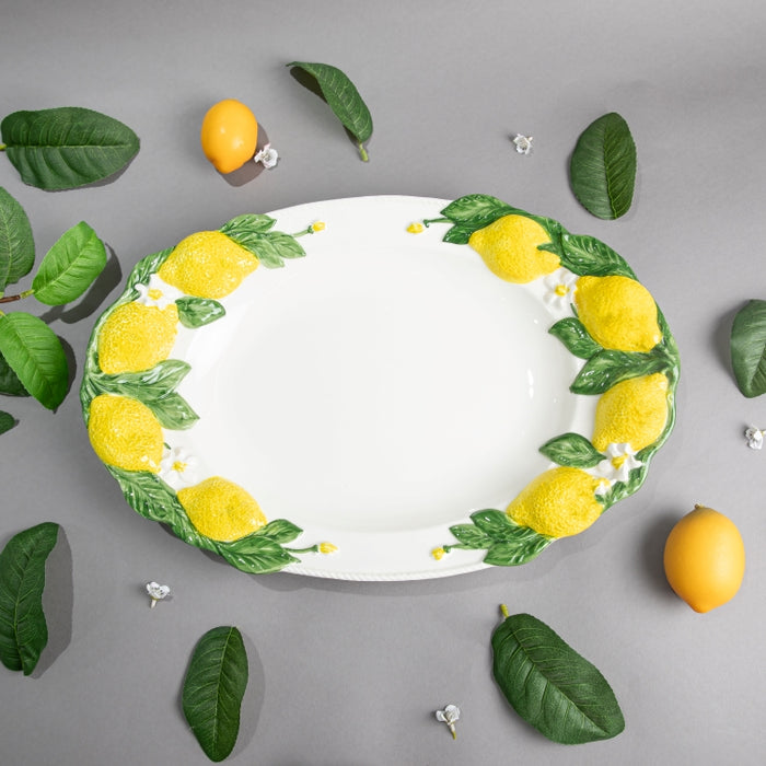 LEMON TRAY OVAL 46CMX30CM (202029181)