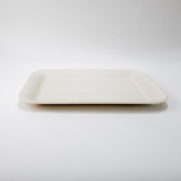 PLASTIC TRAY MEDIUM SILK IVORY 44CMX33CM (202107483)
