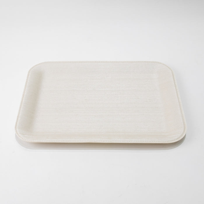 PLASTIC TRAY MEDIUM SILK IVORY 44CMX33CM (202107483)