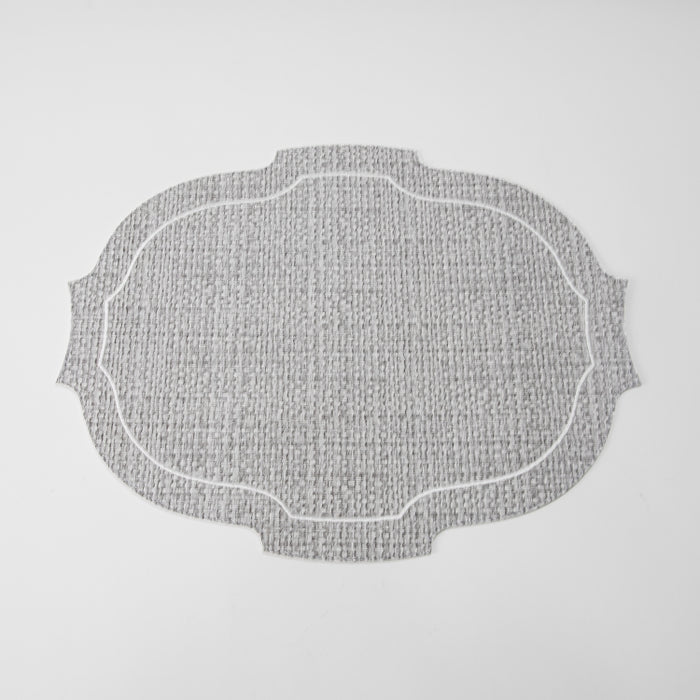 CROWN PLACEMAT W/LINE RFYA GREY (202055071)