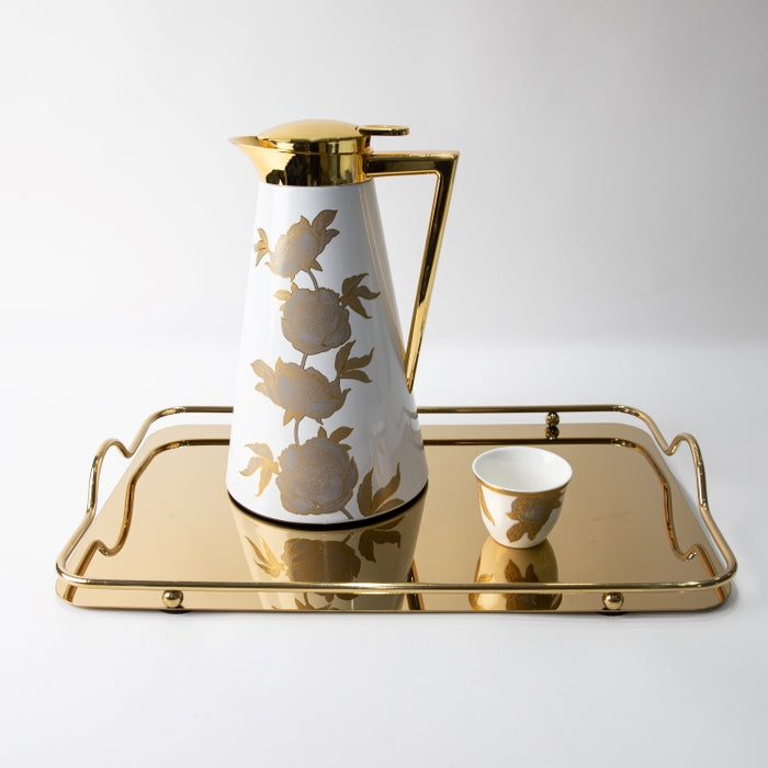 TWINS-VACUUM FLASK 1LT PEONY GOLD (202035108)