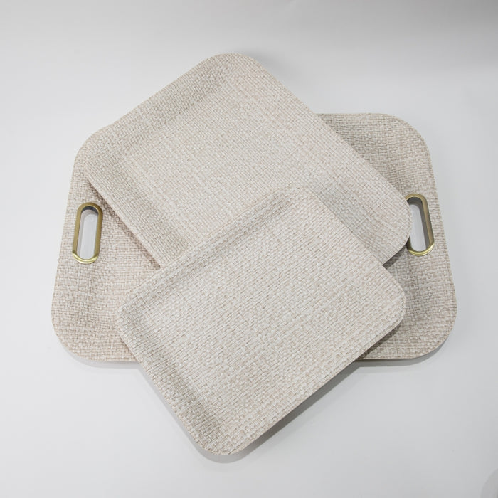 TRAY MEDIUM RAFYA BEIGE 44CMX33CM (202107475)