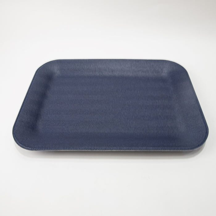 PLASTIC TRAY MEDIUM BRAID NAVY 44CMX33CM (202107463)