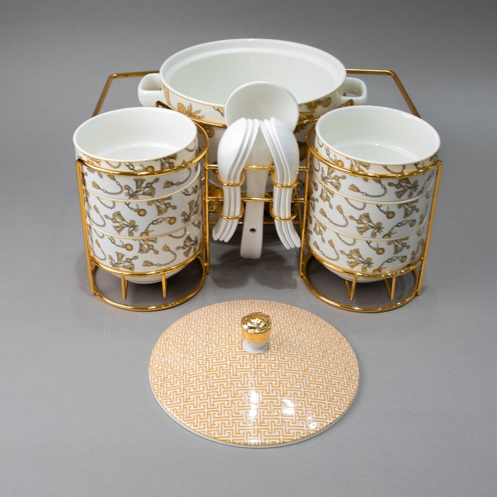 WEIDA 15PCS SERVING SET RED (202029289)