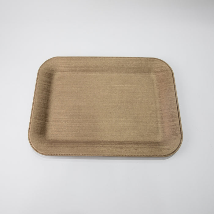 PLASTIC TRAY MEDIUM SILK BRONZE 44CMX33CM (202107479)