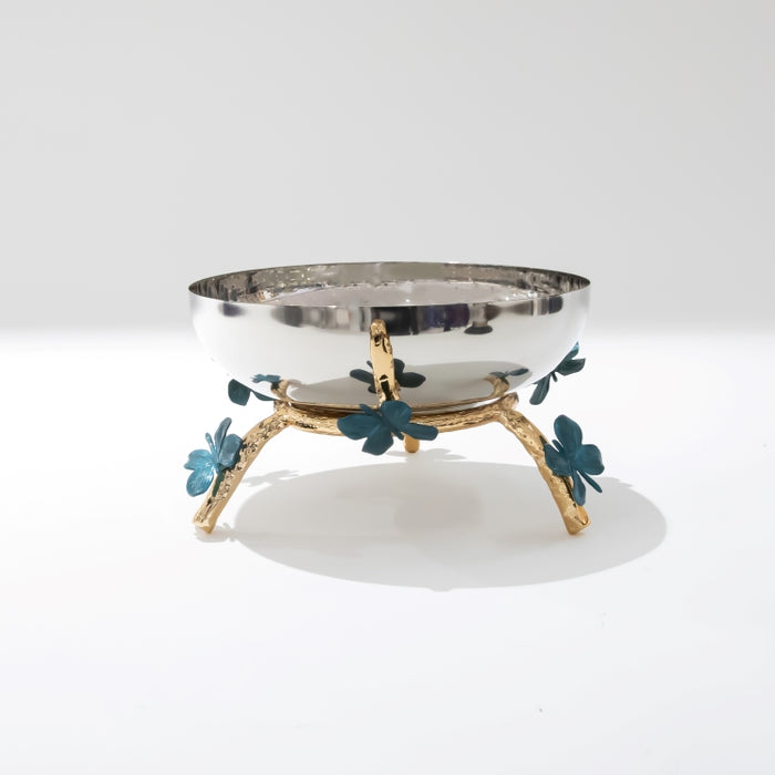 DAZHANG-STAINLESS STEEL BOWL WITH STAND D22CM H12CM (202107509)