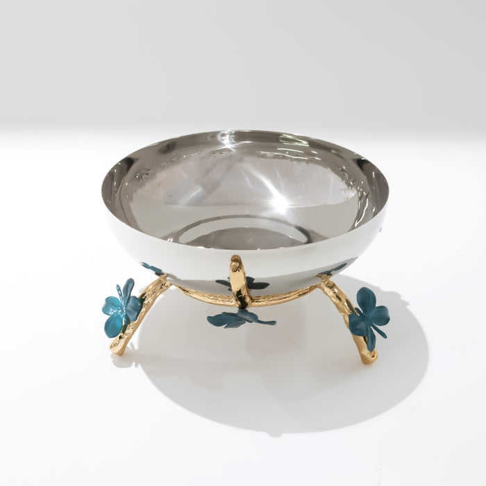 DAZHANG-STAINLESS STEEL BOWL WITH STAND D22CM H12CM (202107509)