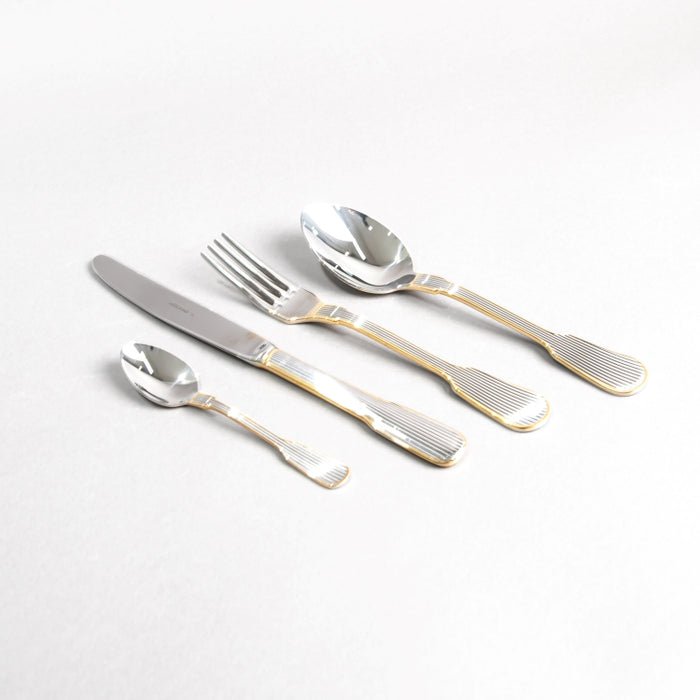 CAPRI 24PCS CUTLERY SET GOLD DSN GLT (202064318)