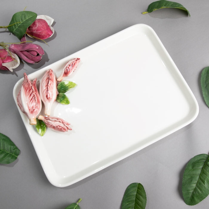 RADICCHIO RECT.TRAY 40CMX30CM (202029215)