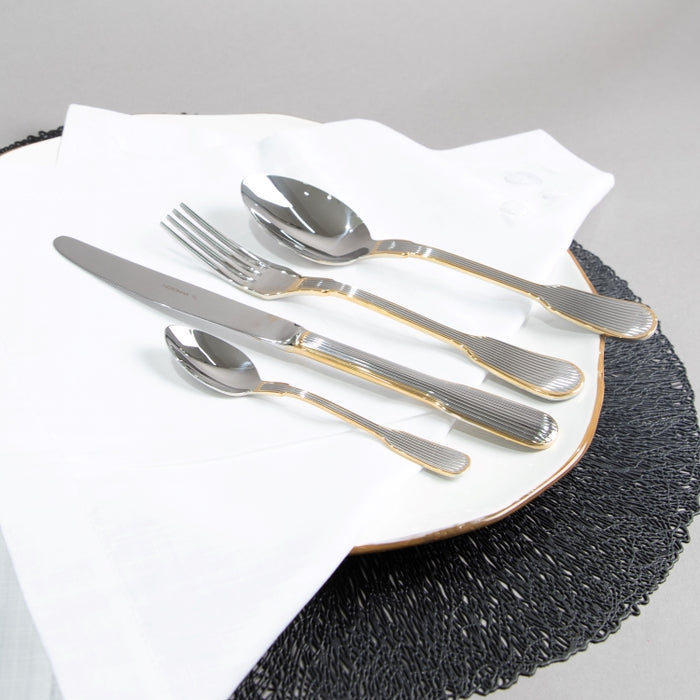 CAPRI 24PCS CUTLERY SET GOLD DSN GLT (202064318)