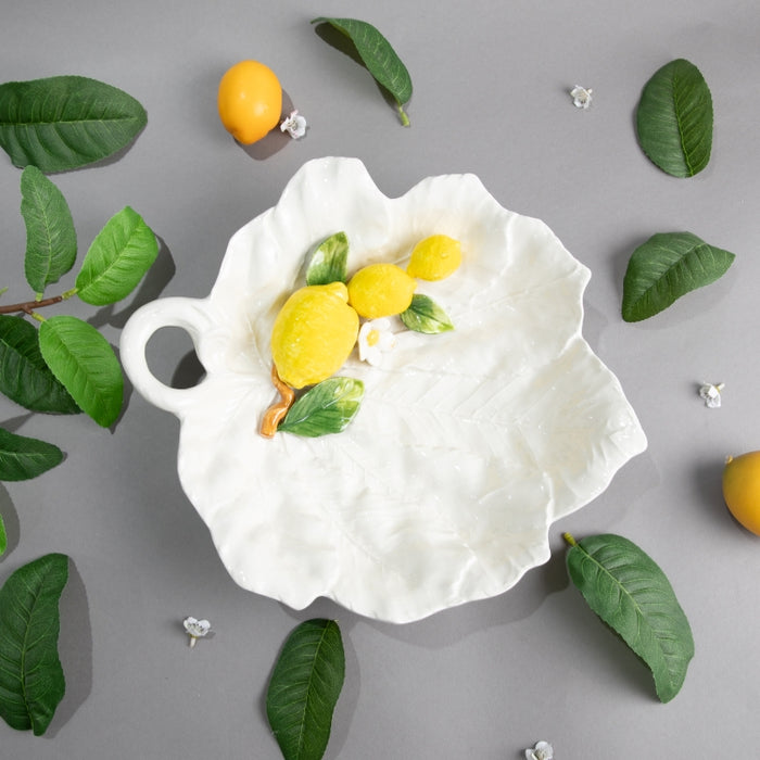 LEMON LEAF PLATE BIG 34CMX30CM (202029177)