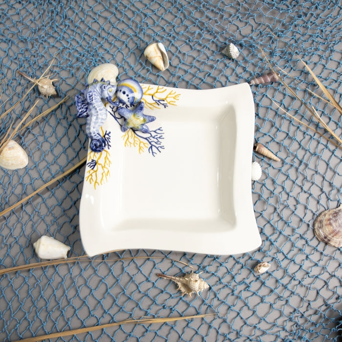 CORAL DEEP PLATE 23CMX23CM (202029239)