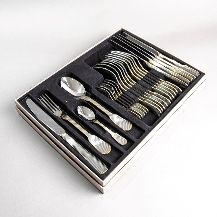 CAPRI 24PCS CUTLERY SET GOLD DSN GLT (202064318)
