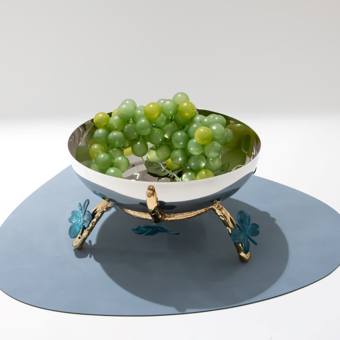 DAZHANG-STAINLESS STEEL BOWL WITH STAND D22CM H12CM (202107509)