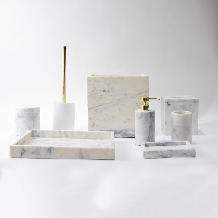 AS-8PCS BATHROOM SET GREY/WHT (264846583)