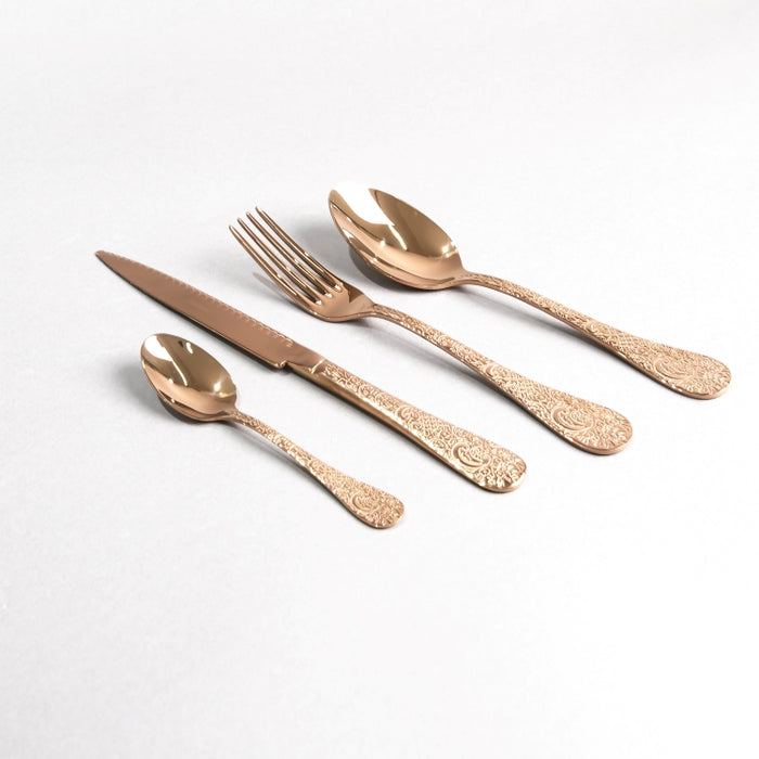 HERDMAR-BETTY 24PCS CUTLERY SET GLTX COPPER (202064264)
