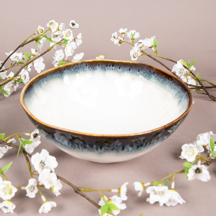 NUANCES PORCELAIN BOWL 22CM BLU (202073137)