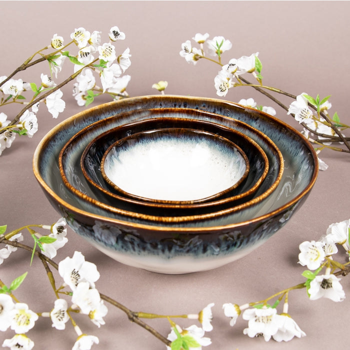 NUANCES PORCELAIN BOWL 22CM BLU (202073137)