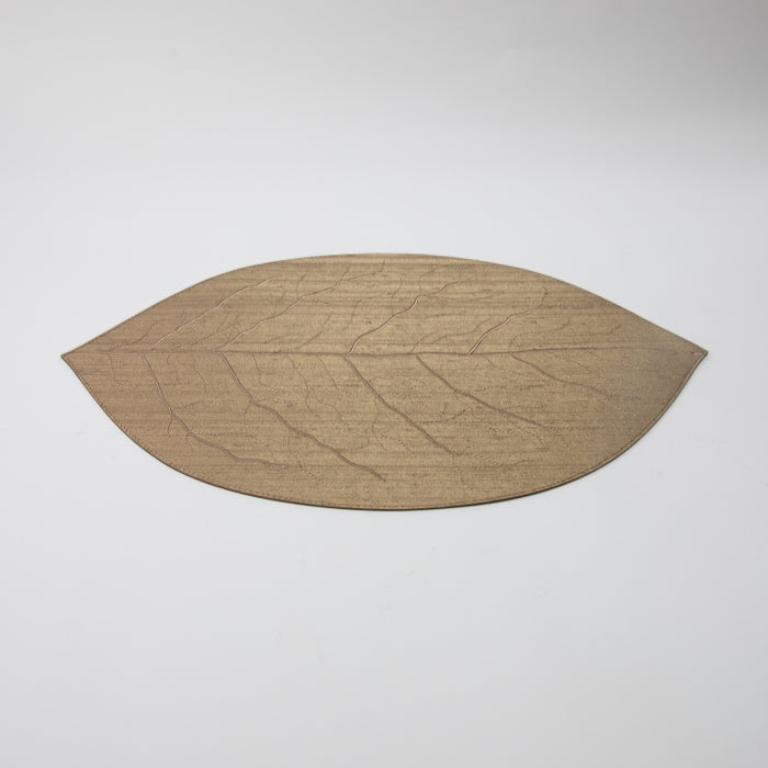 LEAF PLACEMAT SILK BRONZE (202055082)