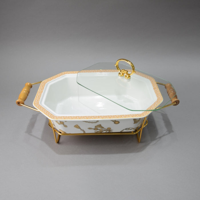 WEIDA 12.5" OCTAGON CASSEROLE RED (202029286)