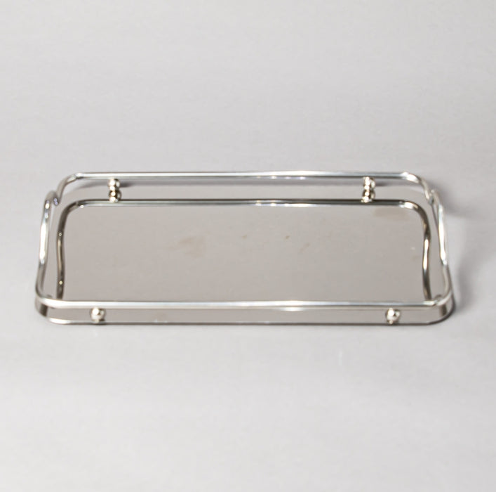 STEEL TRAY 35CMX20CM SILVER SMALL (202016351)