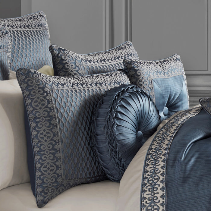 JQ LEAH KING 4PCS COMFORTER BLUE (327127458)